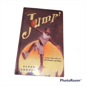 Jump, from the life of Michael Jordan by Floyd Cooper, hardback book